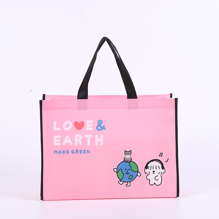 Le nouveau sac à provisions laminé non tissé est une alternative durable au plastique
