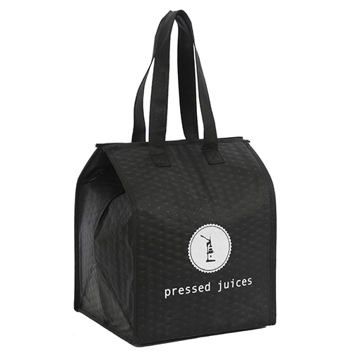 Sac isotherme noir pour déjeuner