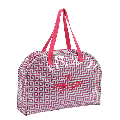 Sac à fermeture éclair fourre-tout en PVC à la mode