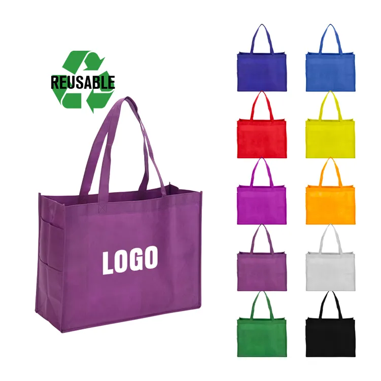 Sacs à provisions en tissu non tissés