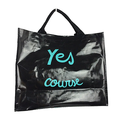 Sac laminé tissé à double poignées