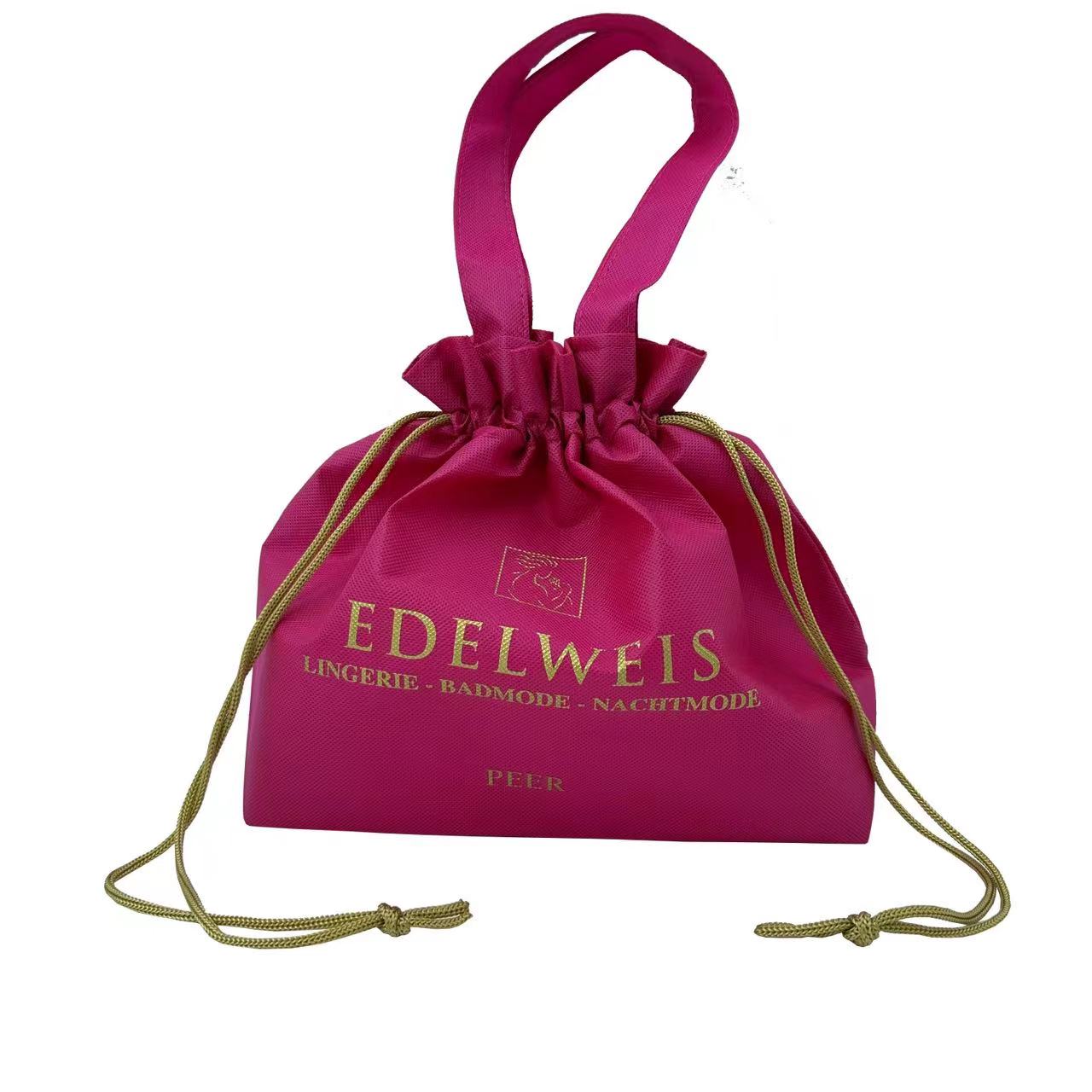 Sac à poussière durable de poche de cordon de tissu non tissé