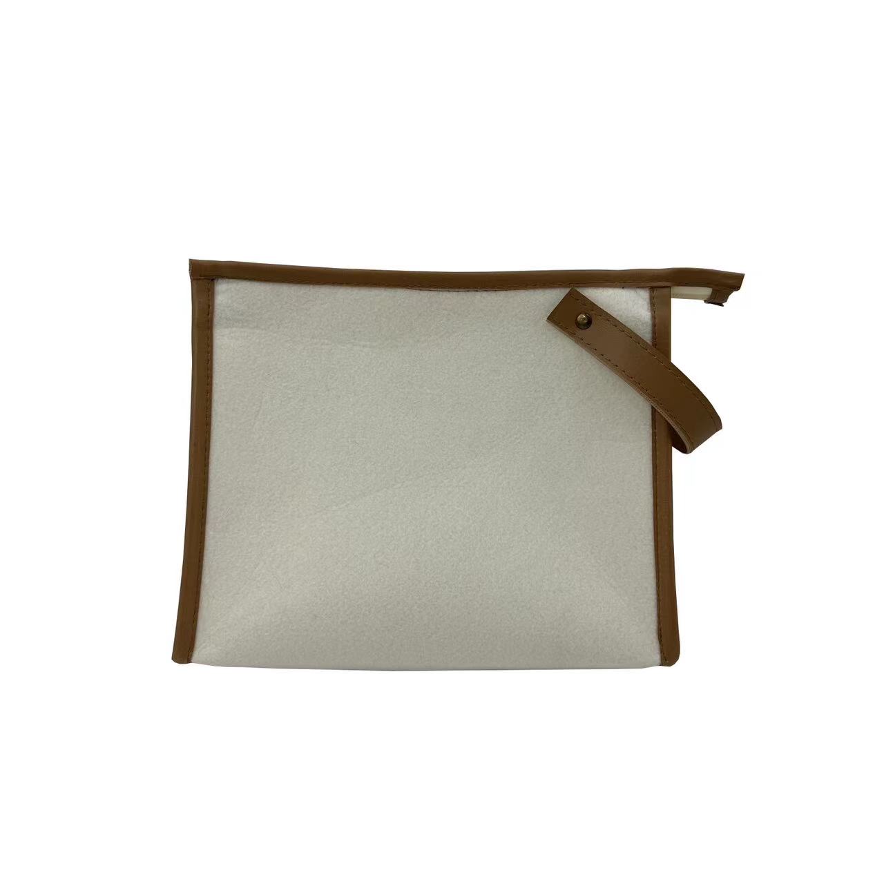 Sac de maquillage en feutre, pochette à fermeture éclair pour pochette à crayons