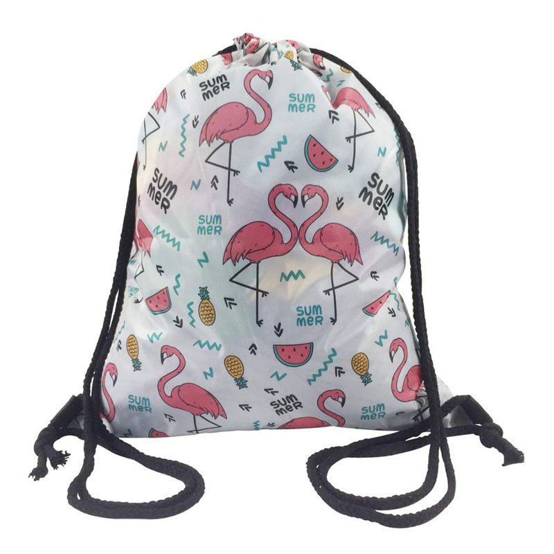 Sac à cordon en polyester pour sports de gym