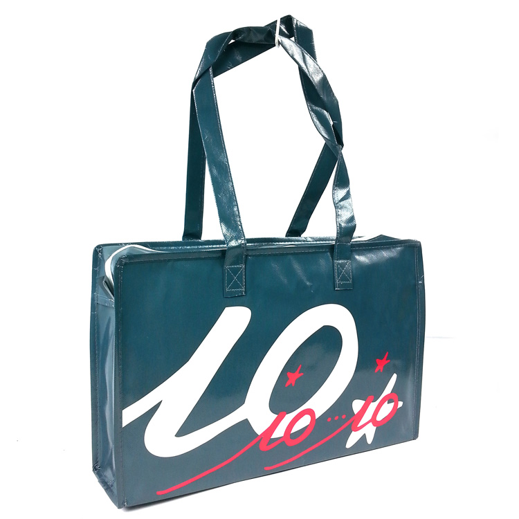 Sac à fermeture éclair non tissé laminé