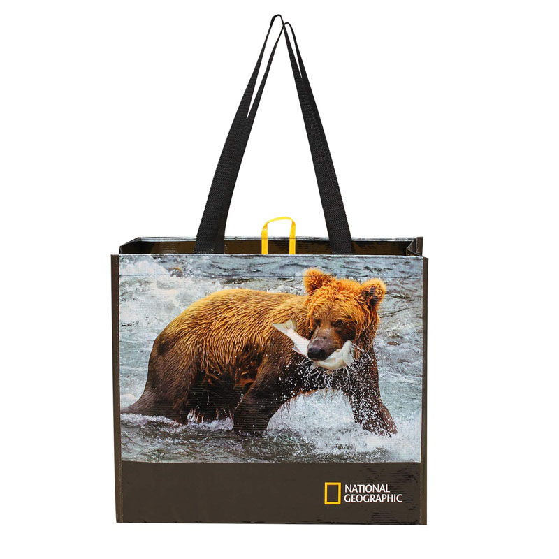 Sac fourre-tout en plastique Rpet laminé