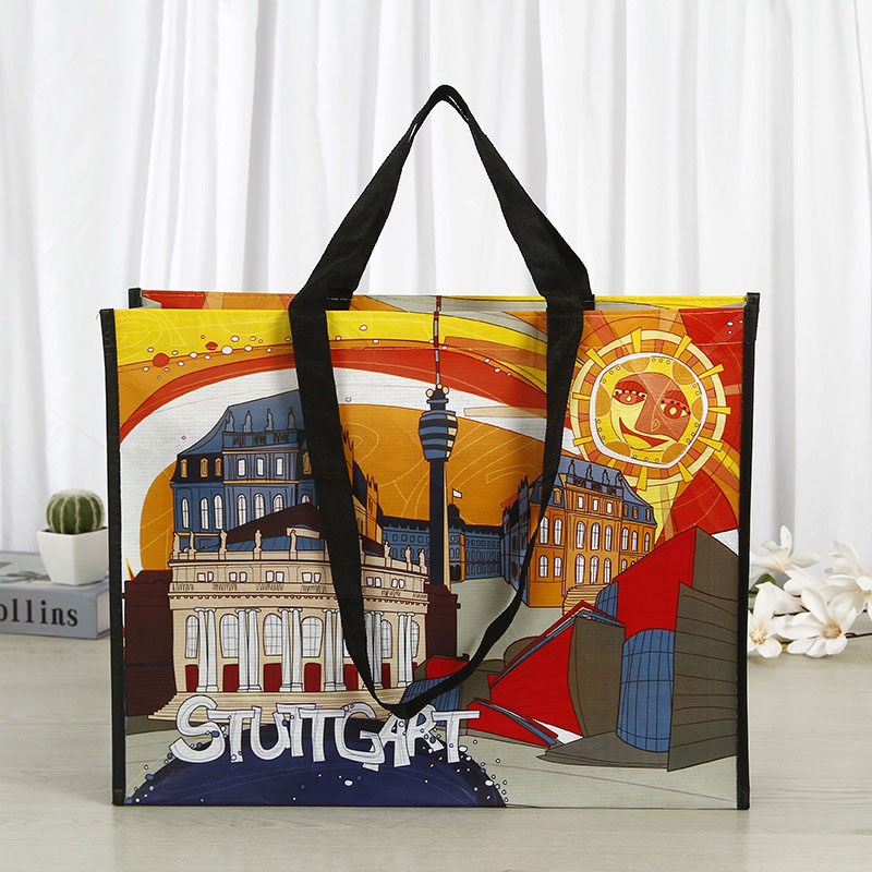 Sac fourre-tout en rpet laminé