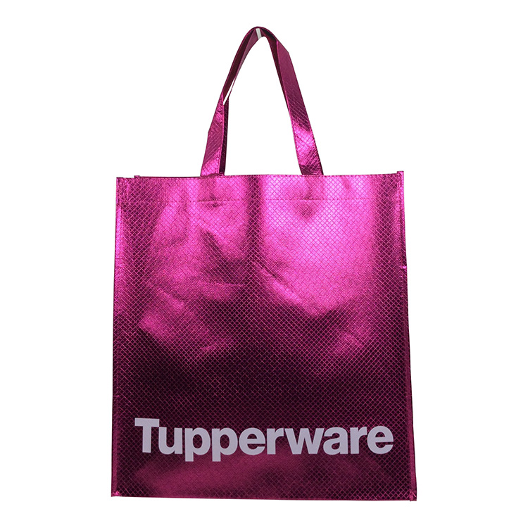 Sac fourre-tout non tissé laminé métallisé