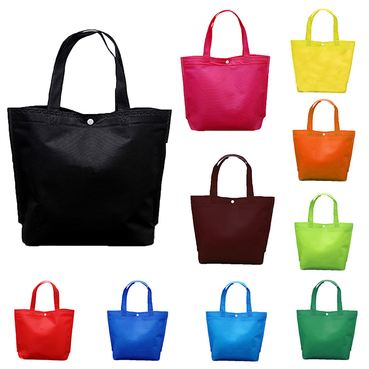 Sac à main non tissé couleur unie multicolore