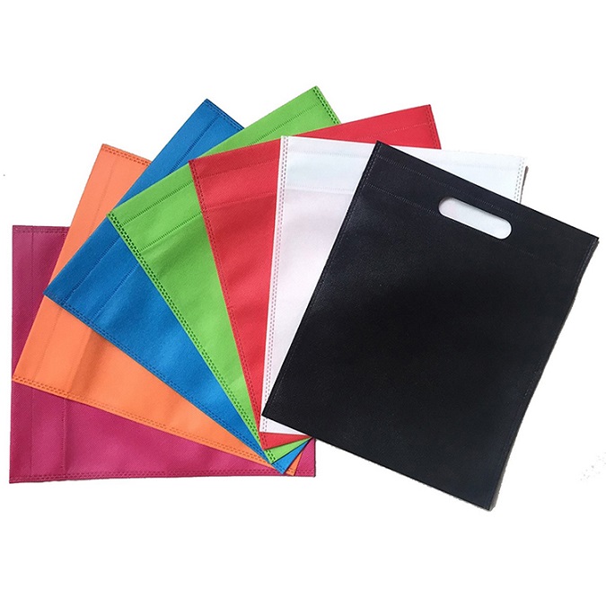 Sac fourre-tout non tissé de couleur unie en couleur multicolore