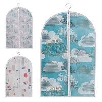 Sac de costume de vêtements à imprimé long non tissé