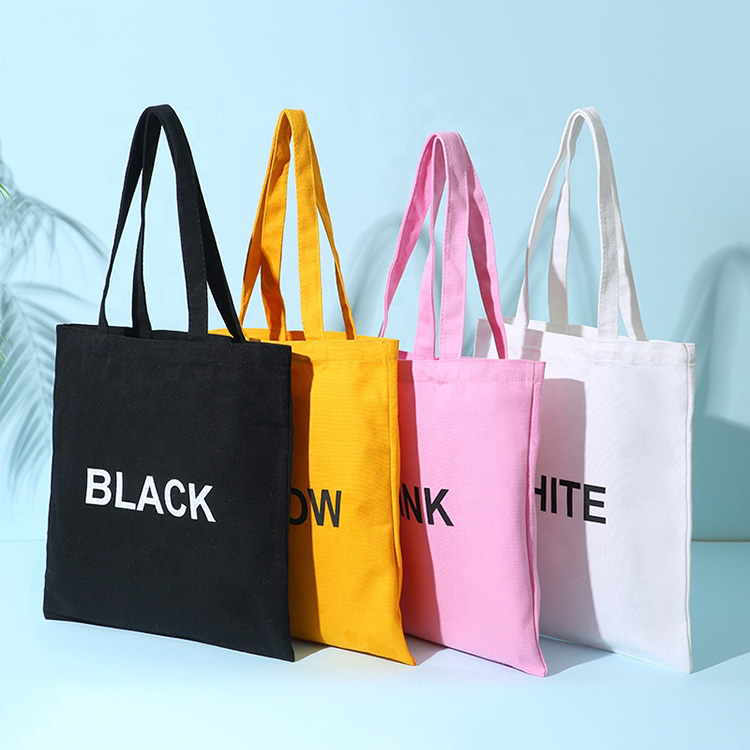 Sacs fourre-tout en coton biologique avec logos