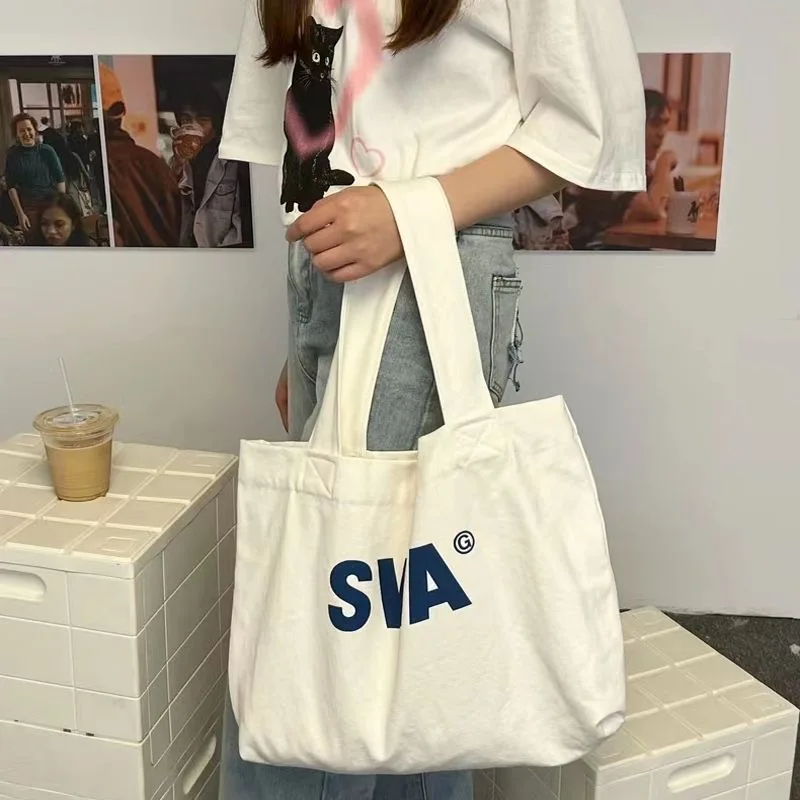 Sac fourre-tout surdimensionné en toile de coton biologique