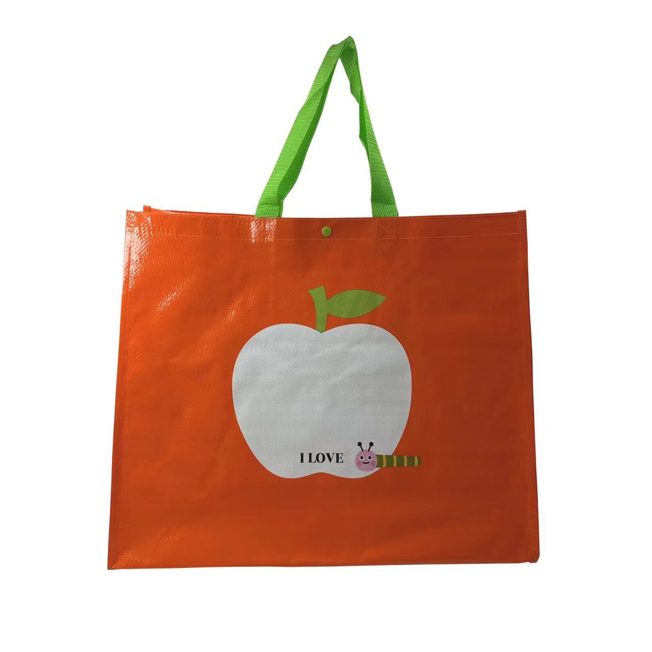 Sac à provisions tissé en PP avec poignée