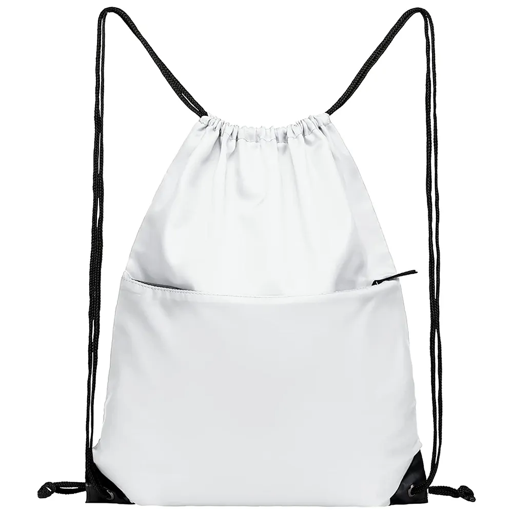 Sacles à cordon promotionnel en polyester imperméable et sacs à cordon sportifs Sacs promotionnels