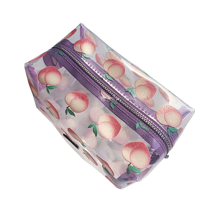 Sac à glissière cosmétique en PVC