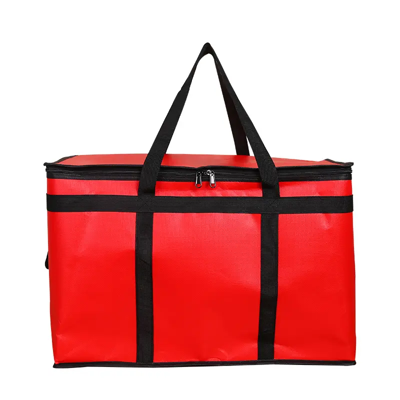 Red Doordash Isulater Fourting Delivery Coloner Pack maintient les aliments au chaud et boissons froids