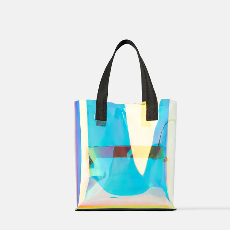 Sac fourre-tout en PVC brillant